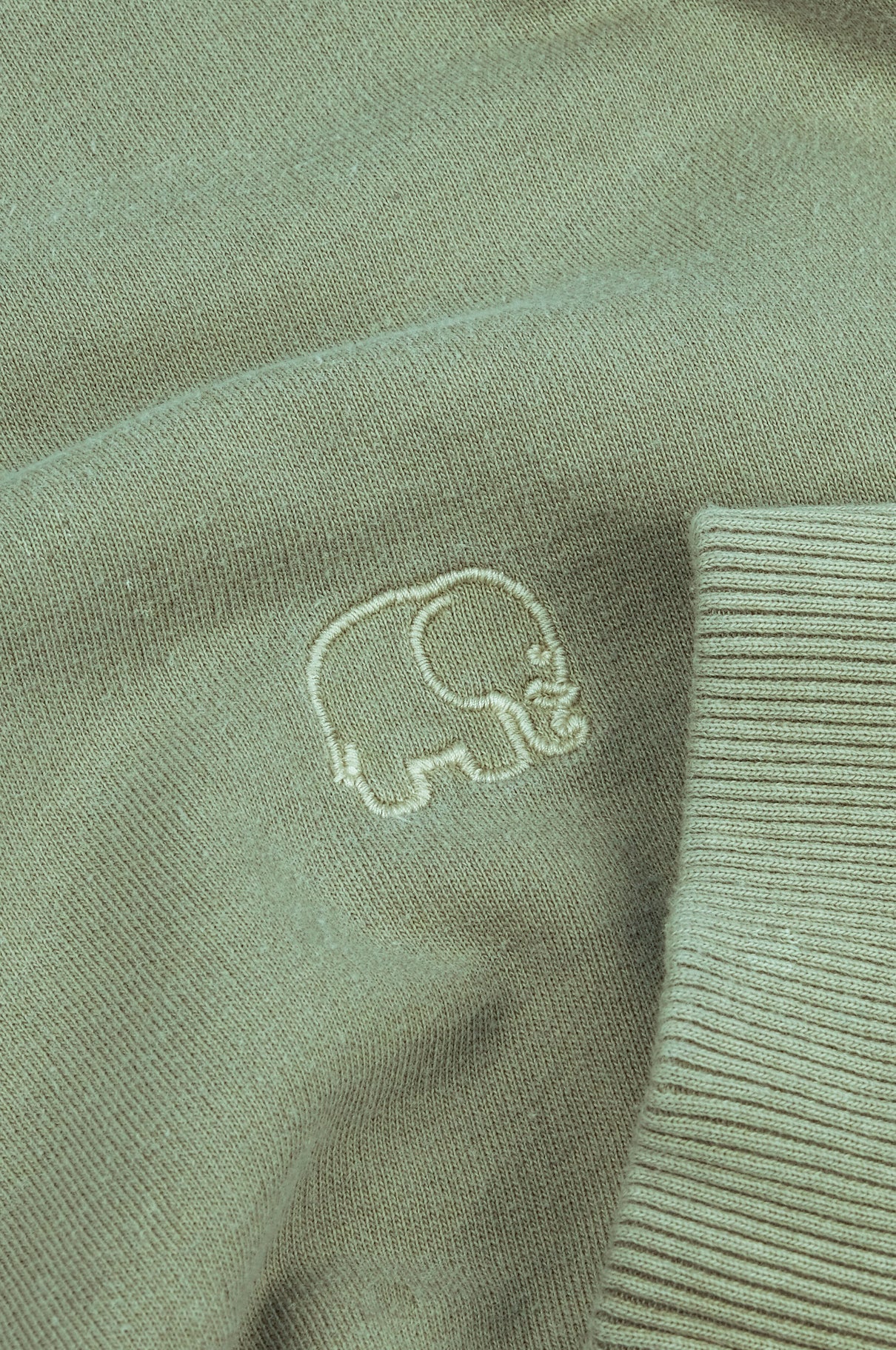 Crewneck Femme Trendsplant Essential Pigment Oversized Reseda Green