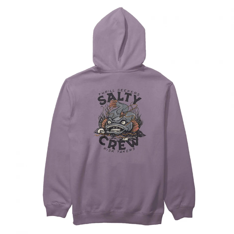 Hoodie Salty Crew Catfish Monster Grape