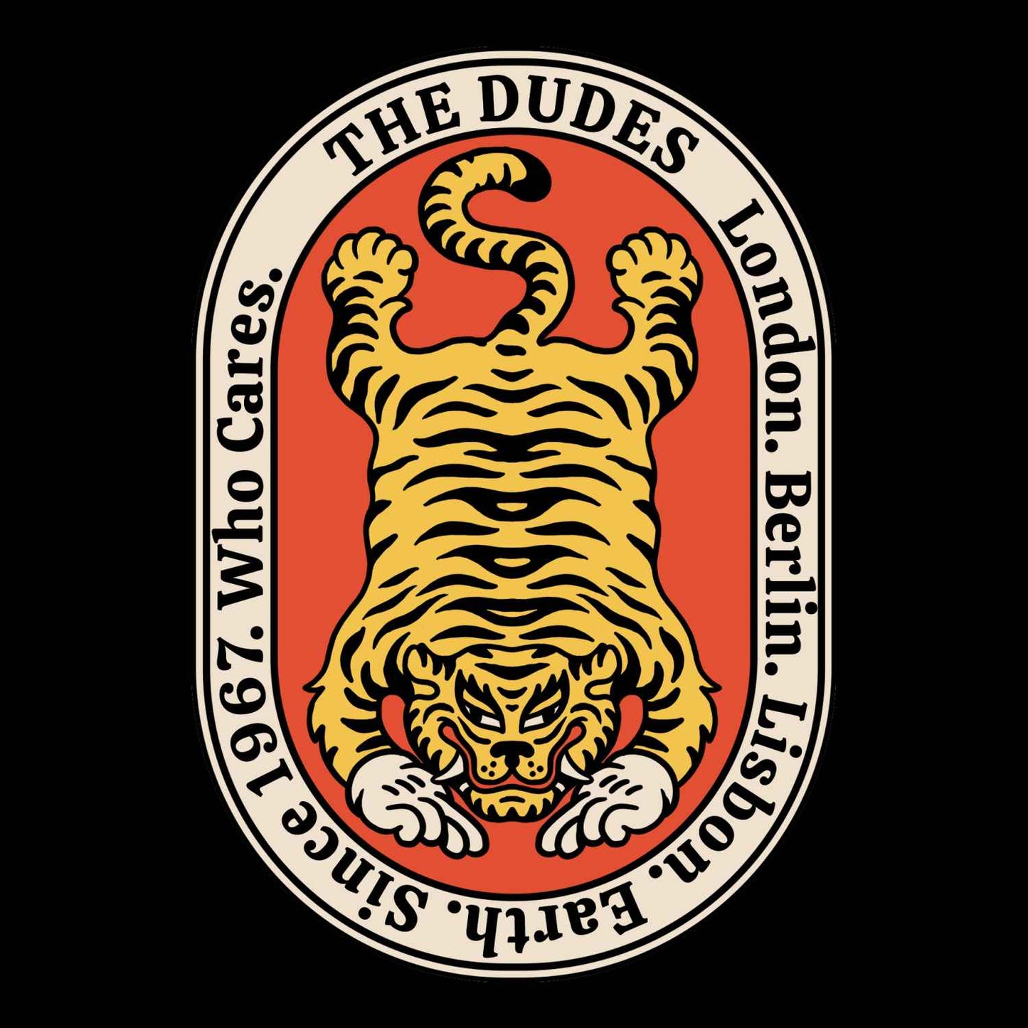 Tee-shirt The Dudes A Wild Life Black