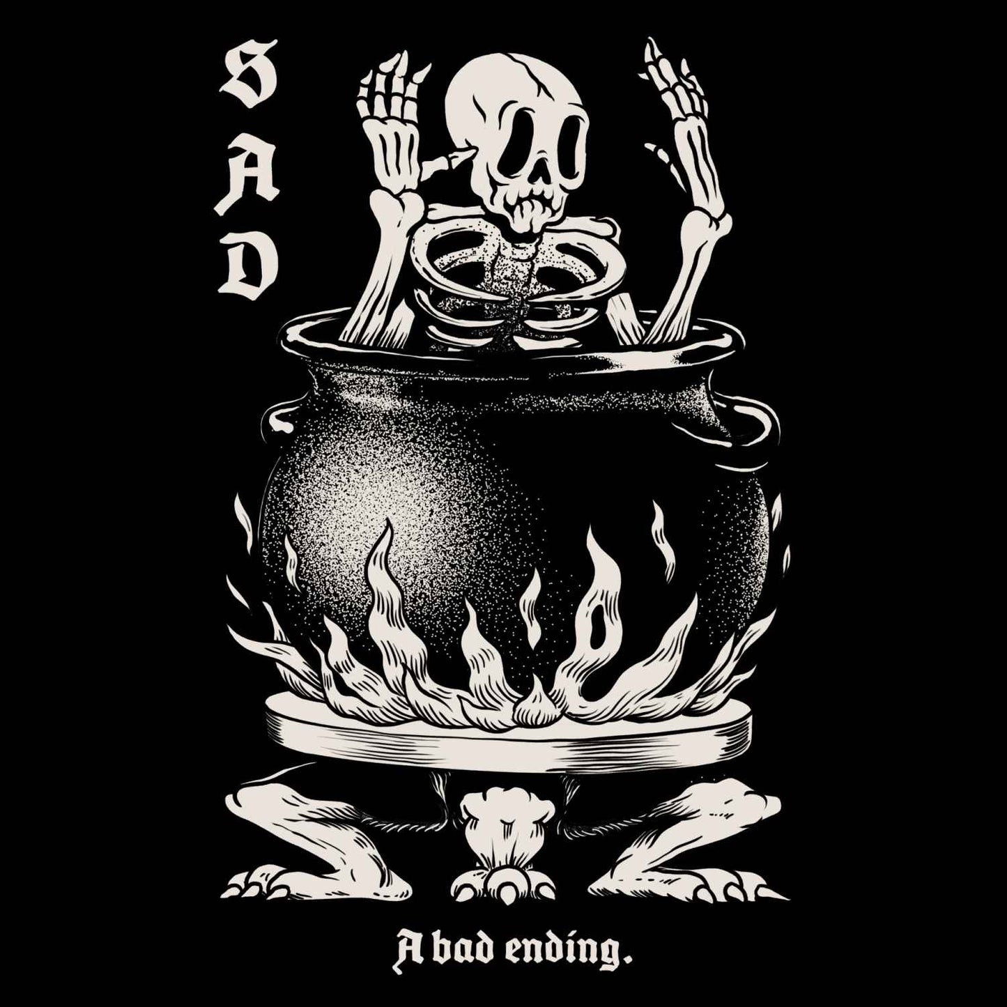 Tee-shirt The Dudes SAD Black