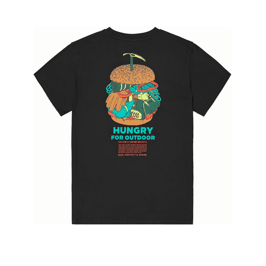 Tee-shirt Picture Hikkily Black