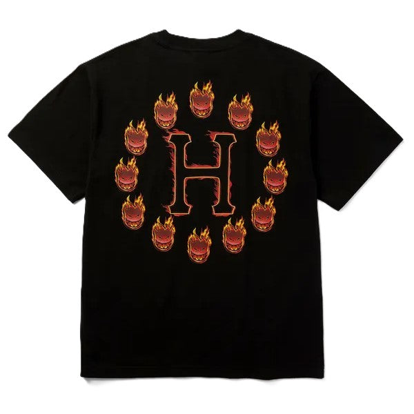 Tee Shirt Huf x Spitfire Flame Galaxies Black