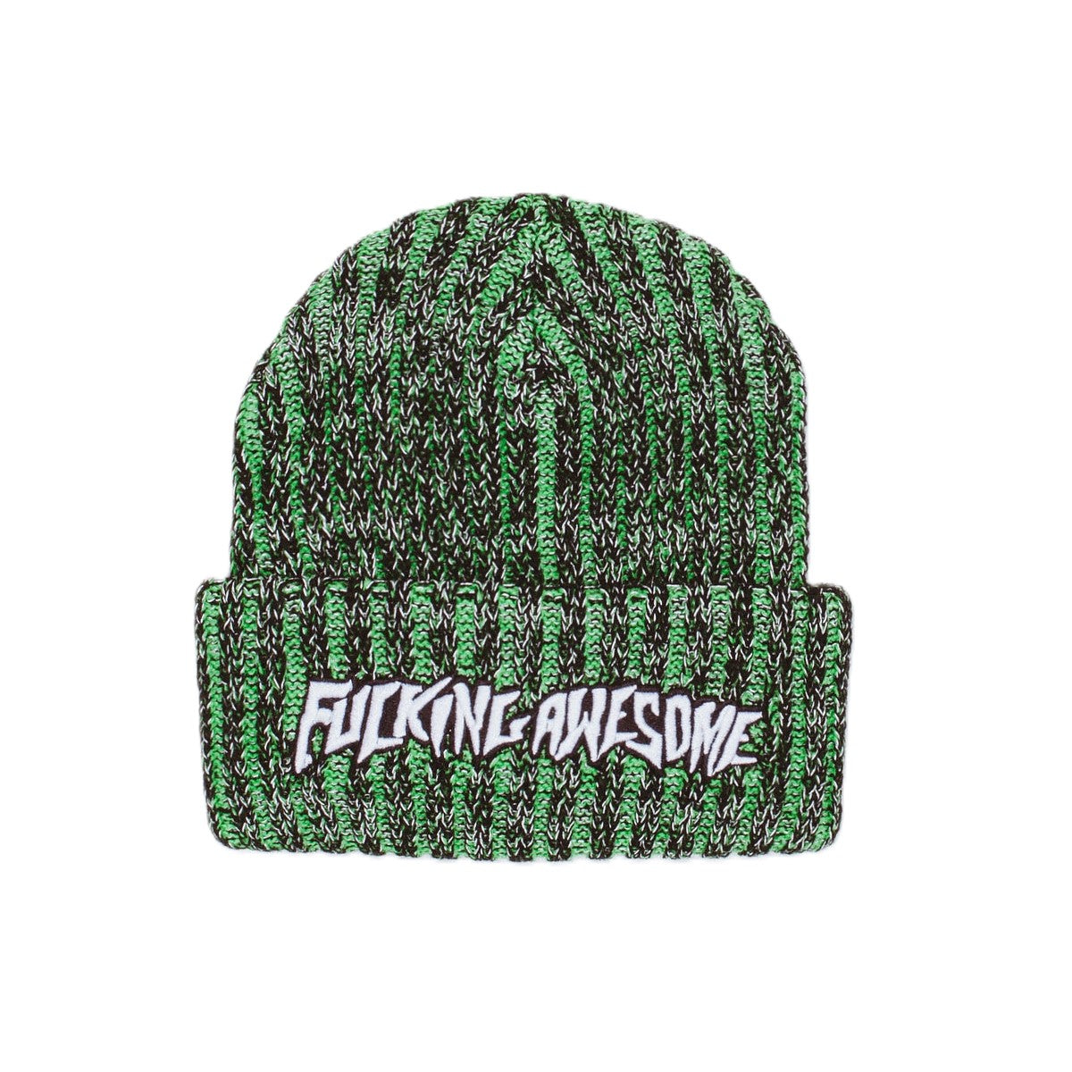 Bonnet Fucking Awesome Reflective Stripe Green Black