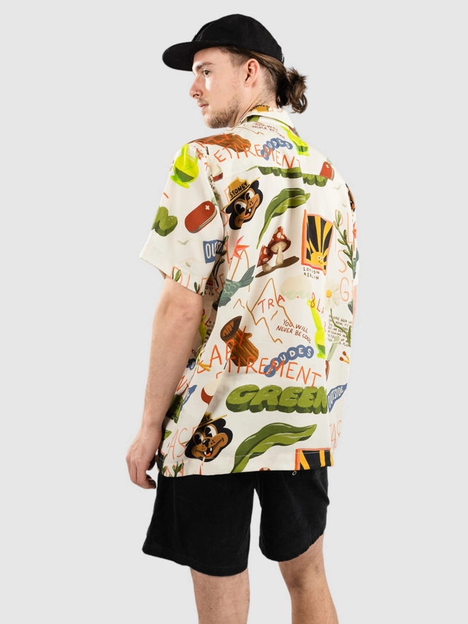 Chemise The Dudes Treasure Trail White