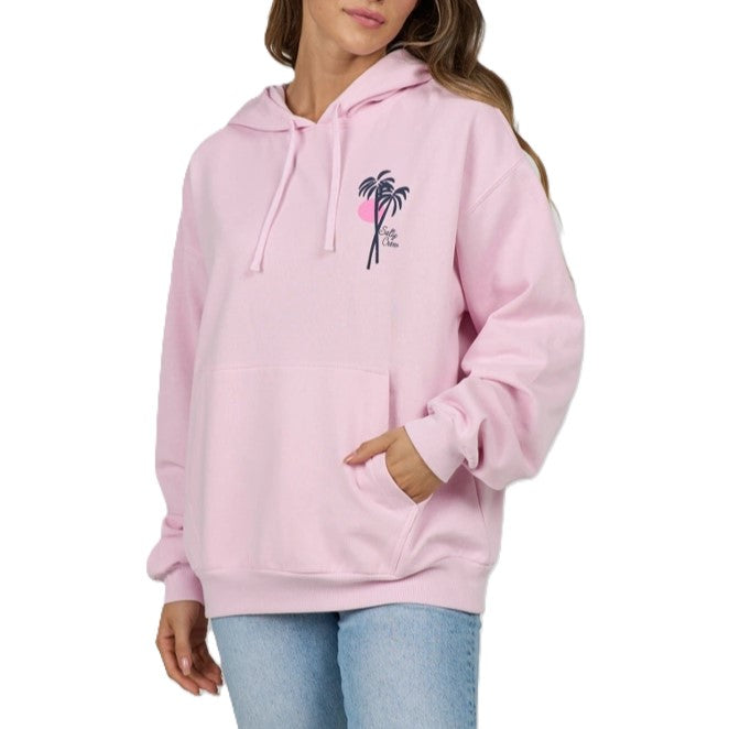 Sweat Femme Salty Crew Geo Palm Pink Sky