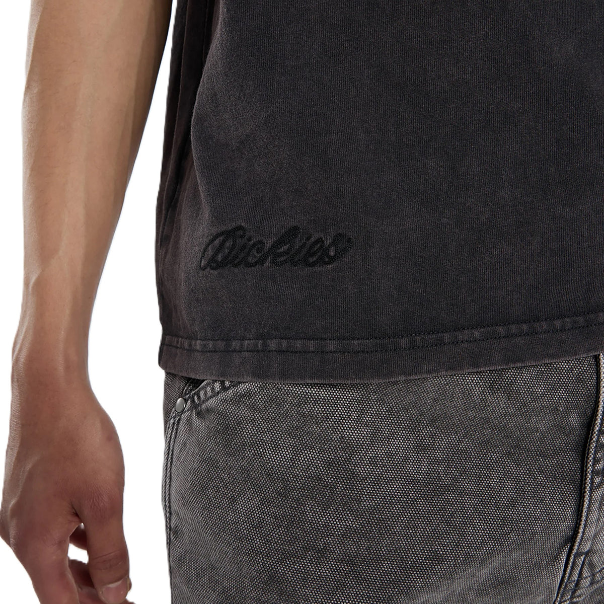 Tee-Shirt Dickies Baker Washed Black