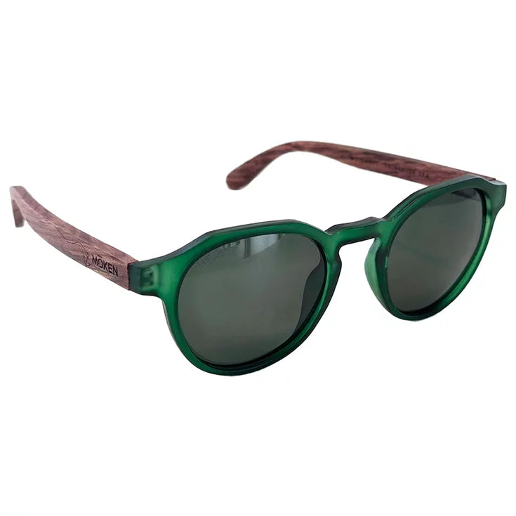 Lunettes Moken GreenWood Green Polarized Cat3