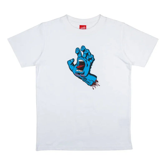Tee-shirt Kid Santa Cruz Screaming Hand White