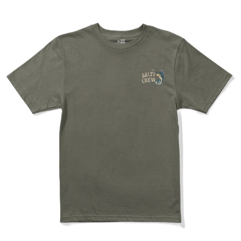 Tee-shirt Kid Salty Crew Big Bill Dusty Olive