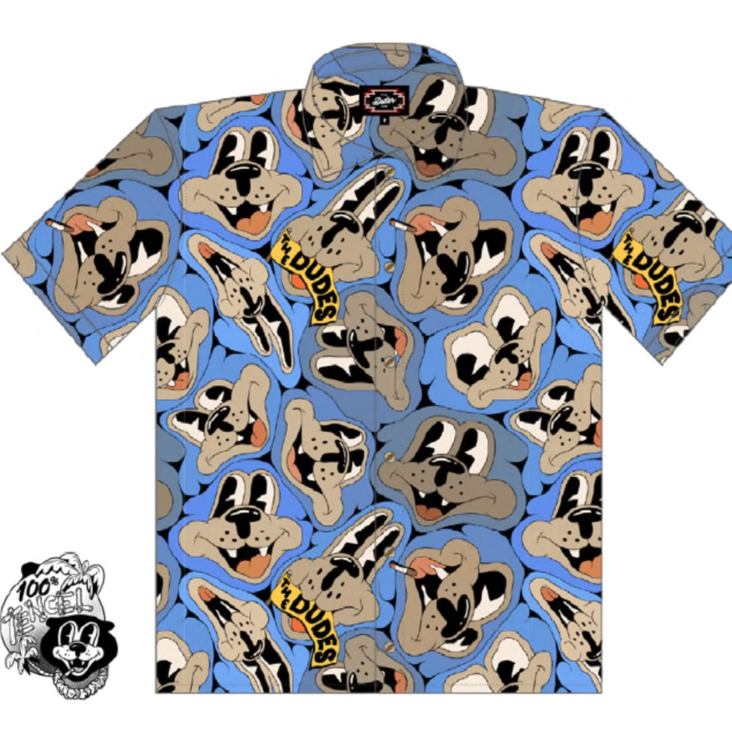 Chemise The Dudes Bearish Blue