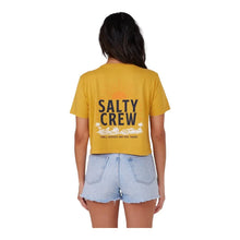 Charger l&#39;image dans la galerie, Tee-Shirt Salty Crew Cruisin Crop Baked Yellow
