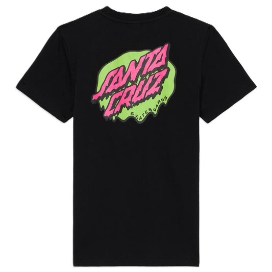 Tee-shirt Kid Santa Cruz Slime Dot Black