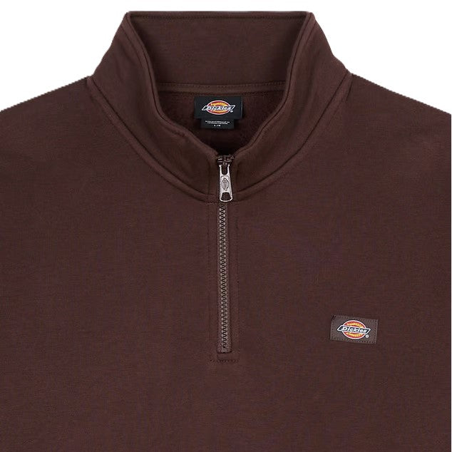 Sweat Quarter Zip Dickies Oakport Brown