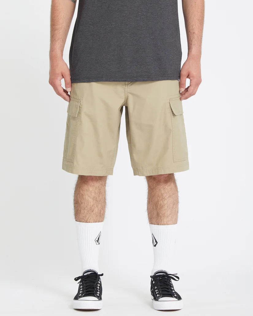 Short Volcom Strange Tripper Cargo Khaki