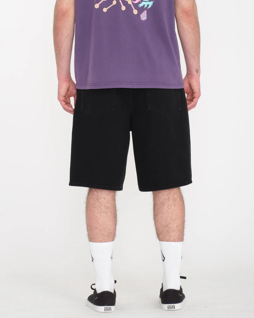 Short Volcom Billow Denim Black