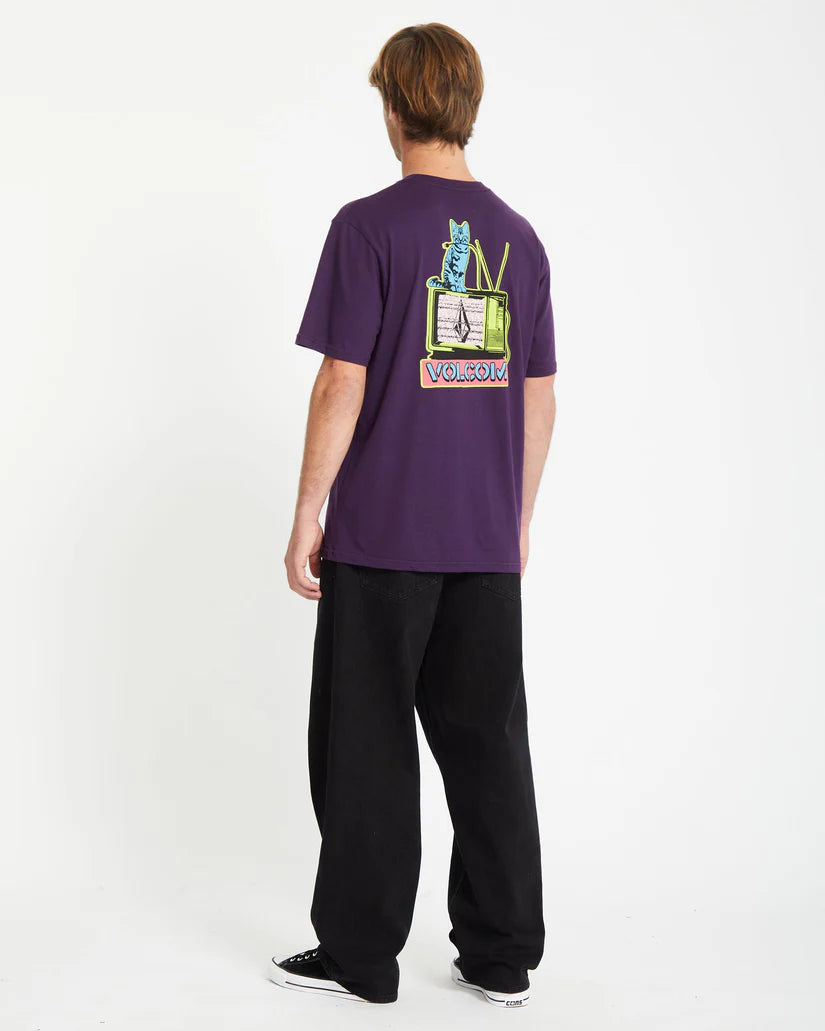Tee-Shirt Volcom Catv Bsc Grape Royale