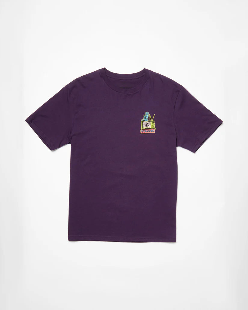Tee-Shirt Volcom Catv Bsc Grape Royale