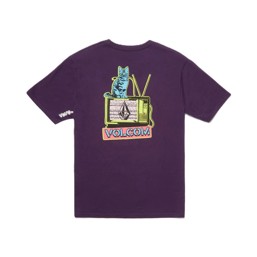 Tee-Shirt Volcom Catv Bsc Grape Royale