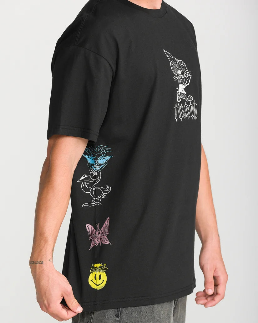 Tee-Shirt Volcom Casey Jones Black