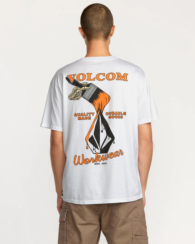Tee-Shirt Volcom Enamel White