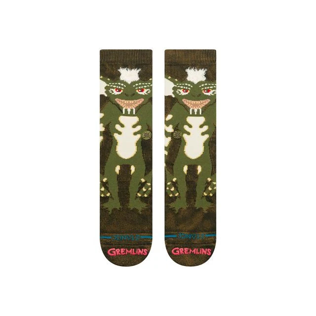 Chaussettes Stance Stripe Gremlins Crew Dark Green