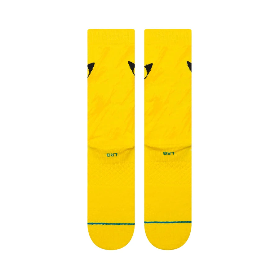 Chaussettes Stance x Pokemon Pikachu Bolt Crew Yellow