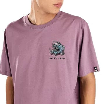 Tee-shirt Salty Crew Angler Fish Monster Grape