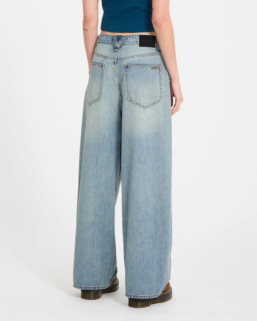 Pantalon Femme Volcom Beeggy Denim BDW