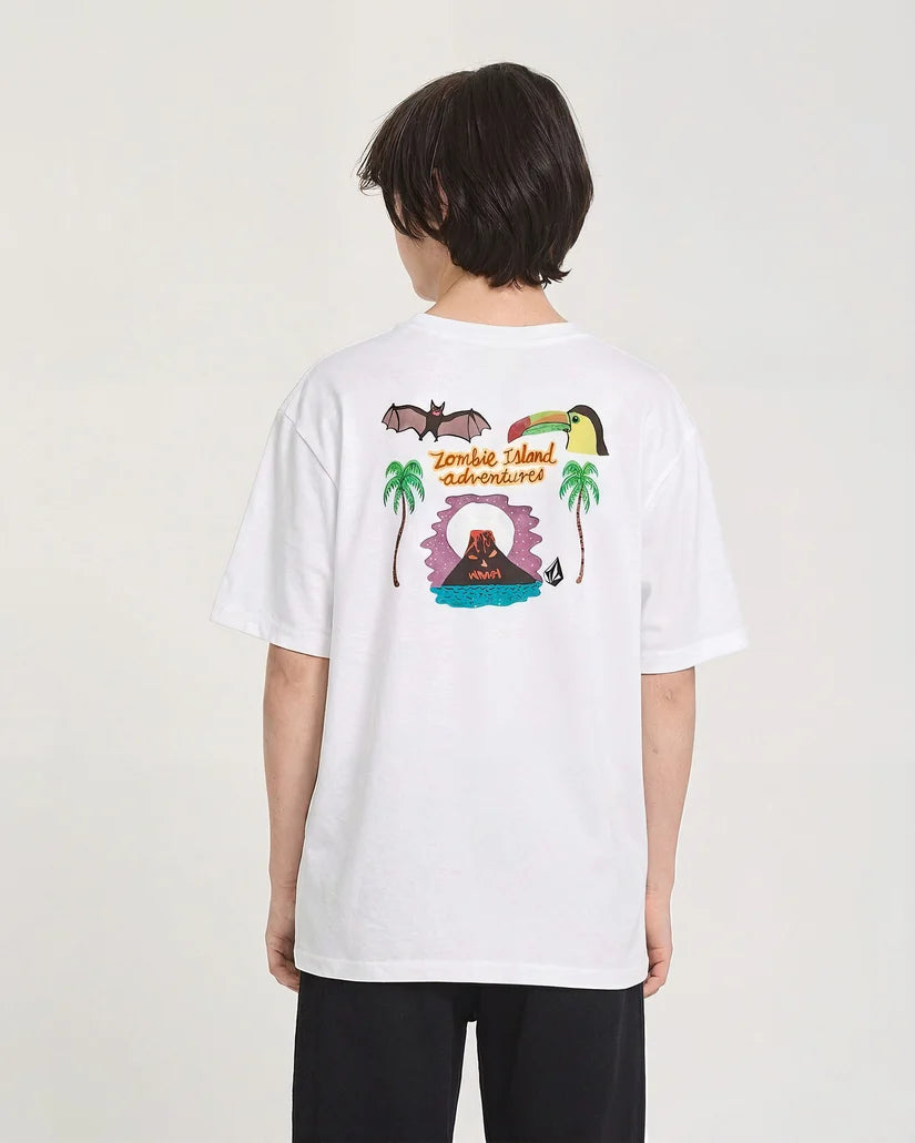 Tee-shirt Kid Volcom Ozzy I White