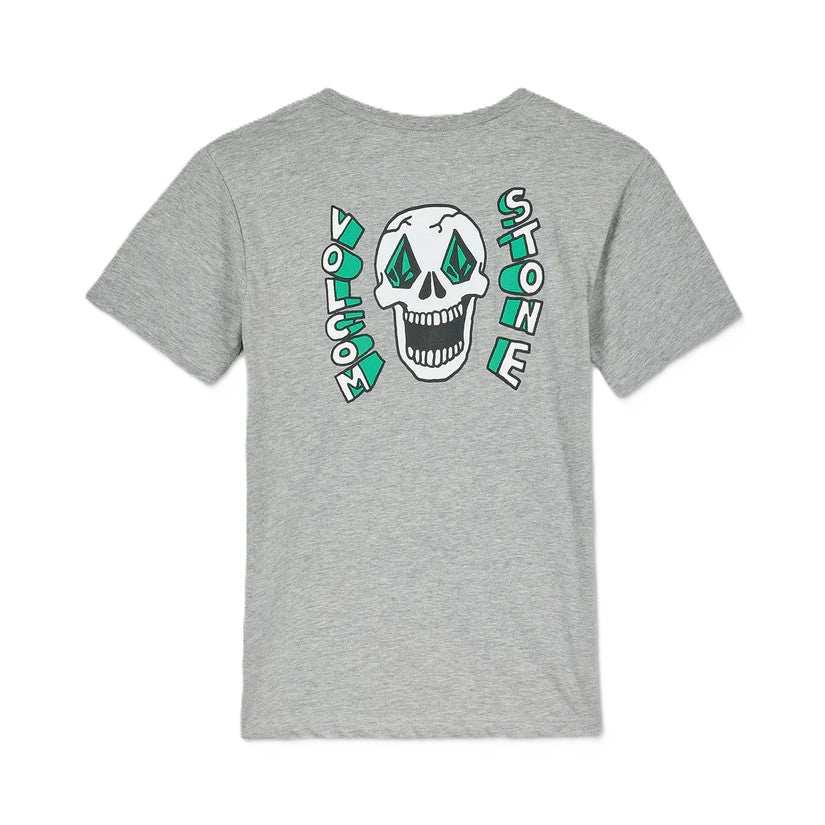 Tee-shirt Kid Volcom Skeltone Heather Grey