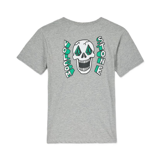 Tee-shirt Kid Volcom Skeltone Heather Grey
