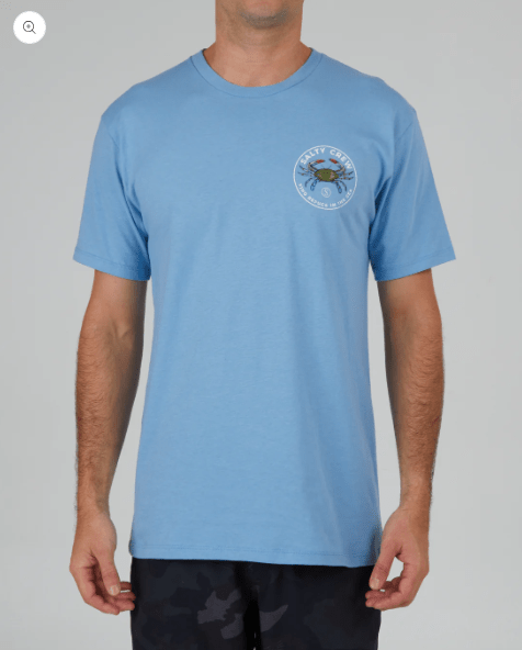 Tee-shirt Salty Crew Blue Craber Marine Blue