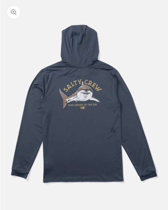Sweat Léger Salty Crew Lurking Sunshirt Bluefin