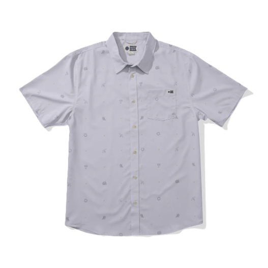 Chemise Salty Crew Micro Vibes Light Grey