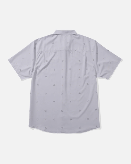 Chemise Salty Crew Micro Vibes Light Grey