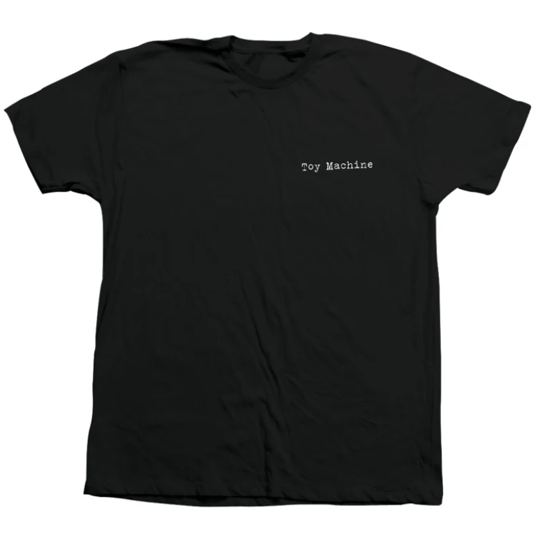 Tee-shirt Toy Machine Charred Cross Black