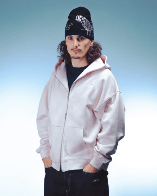 Sweat Jacker Notorious Zip Pink