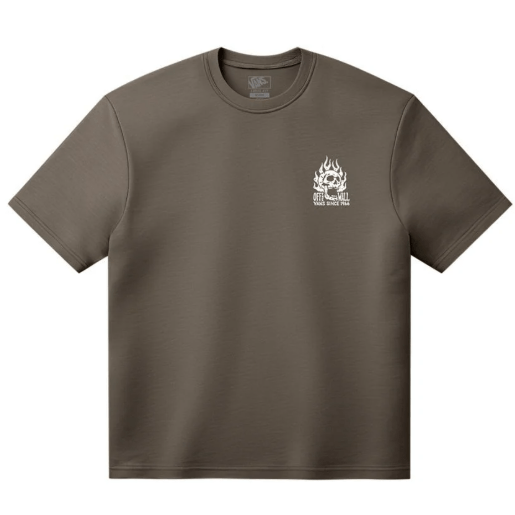 Tee Shirt Vans Off The Wall Fever Cocoa