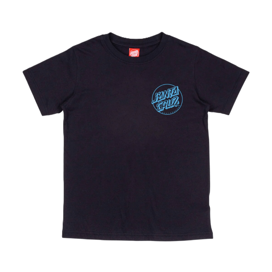Tee-shirt Kid Santa Cruz Roskopp Screaming Five Black