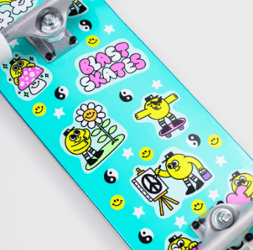 Planche Complète Blast Mini Pops GR8 Times Neon Green 8"