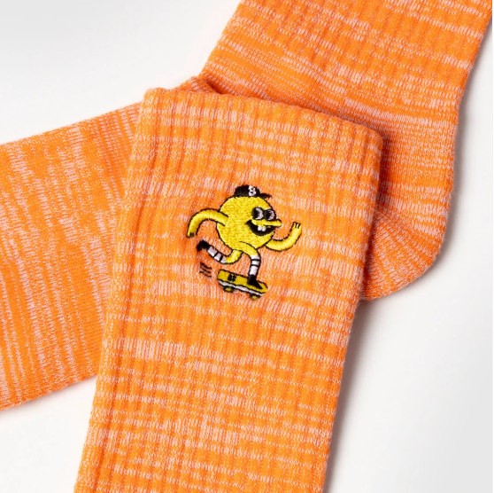 Chaussettes Blast Skates Embroidered Mascot Space Dye