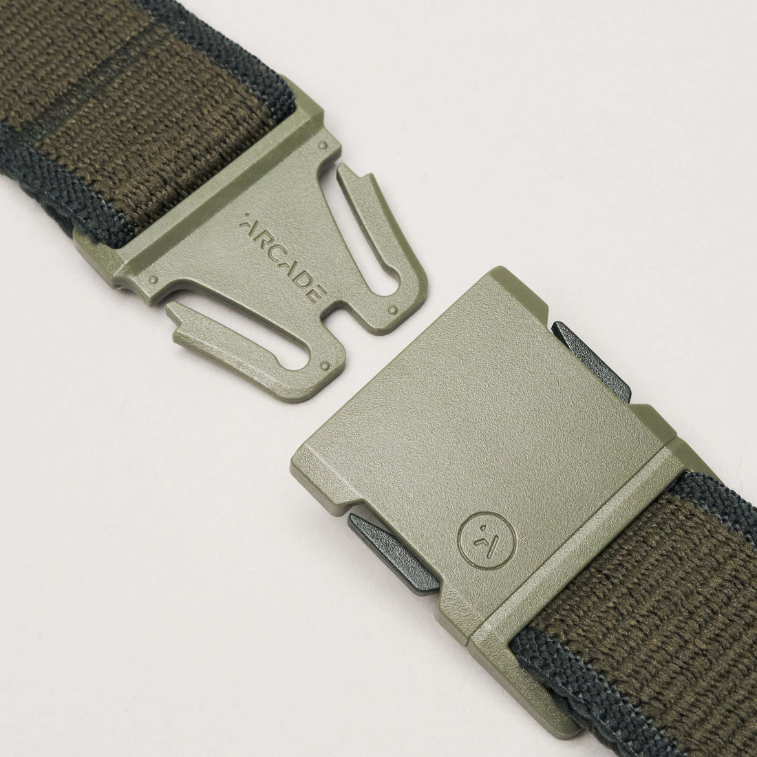 Ceinture Arcade Carto Slim Ivy Green