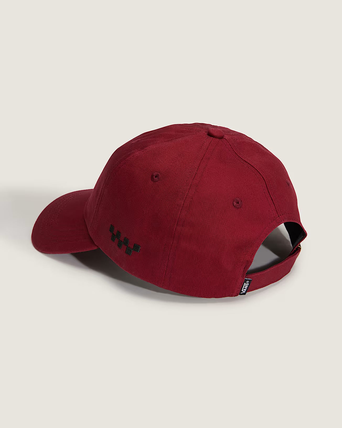 Casquette Vans Check Side Curved Bordeaux