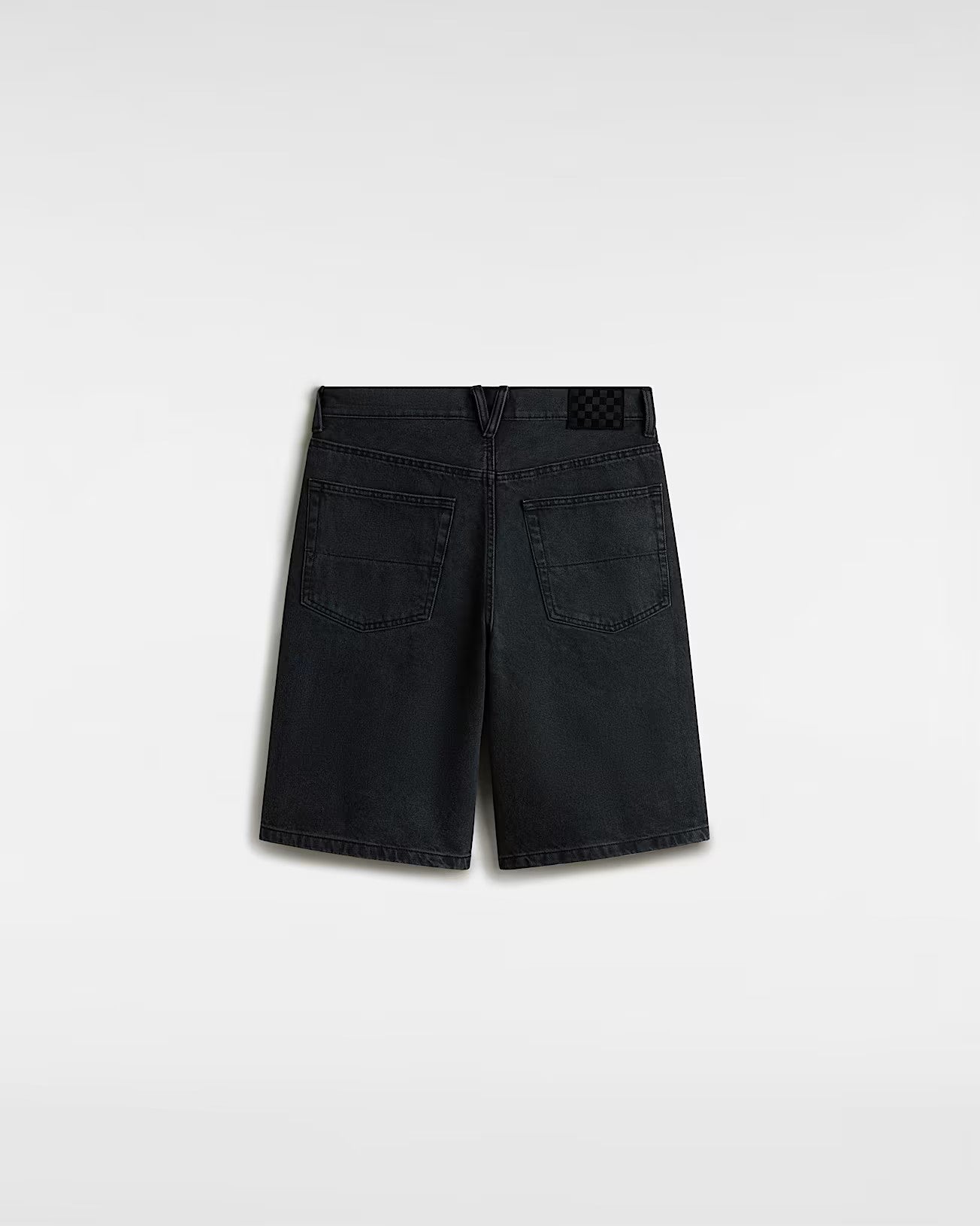 Short Vans Check 5 Baggy Denim Washed Black