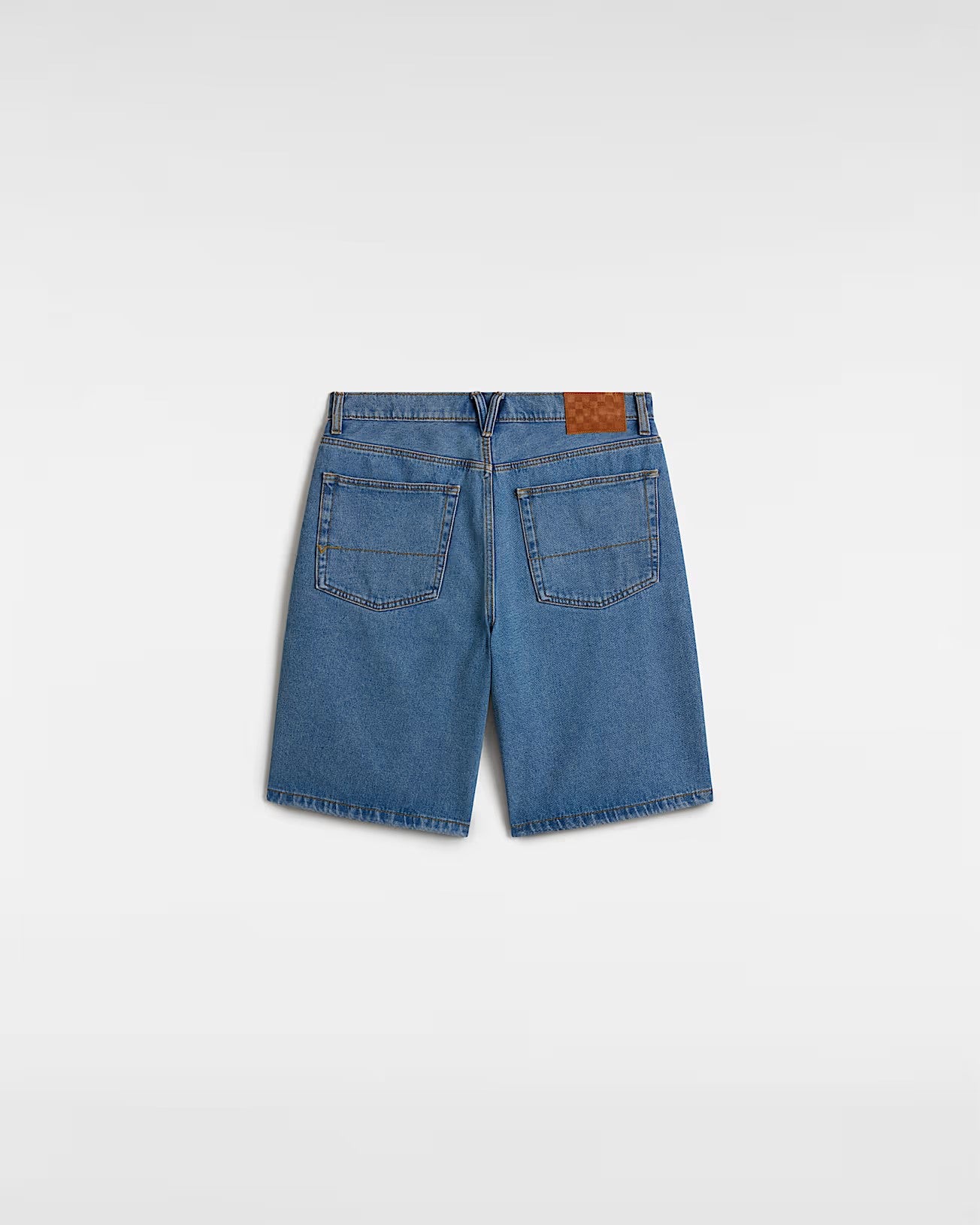 Short Vans Check 5 Baggy Denim Stonewash Blue