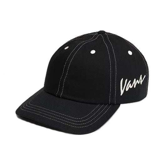 Casquette Vans Classic Script Curved Bill Black