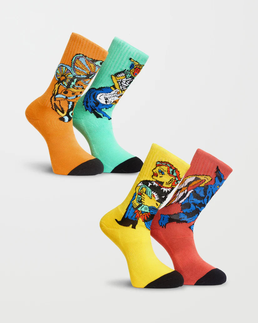 Chaussettes Volcom Bob Mollema Pack de 2