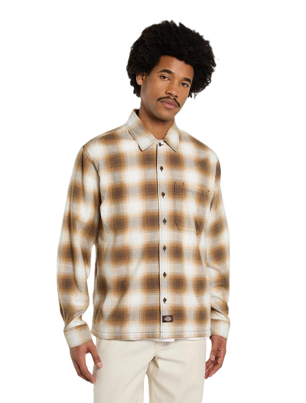Chemise Dickies Flanelle Gulfport Chocolate Brown