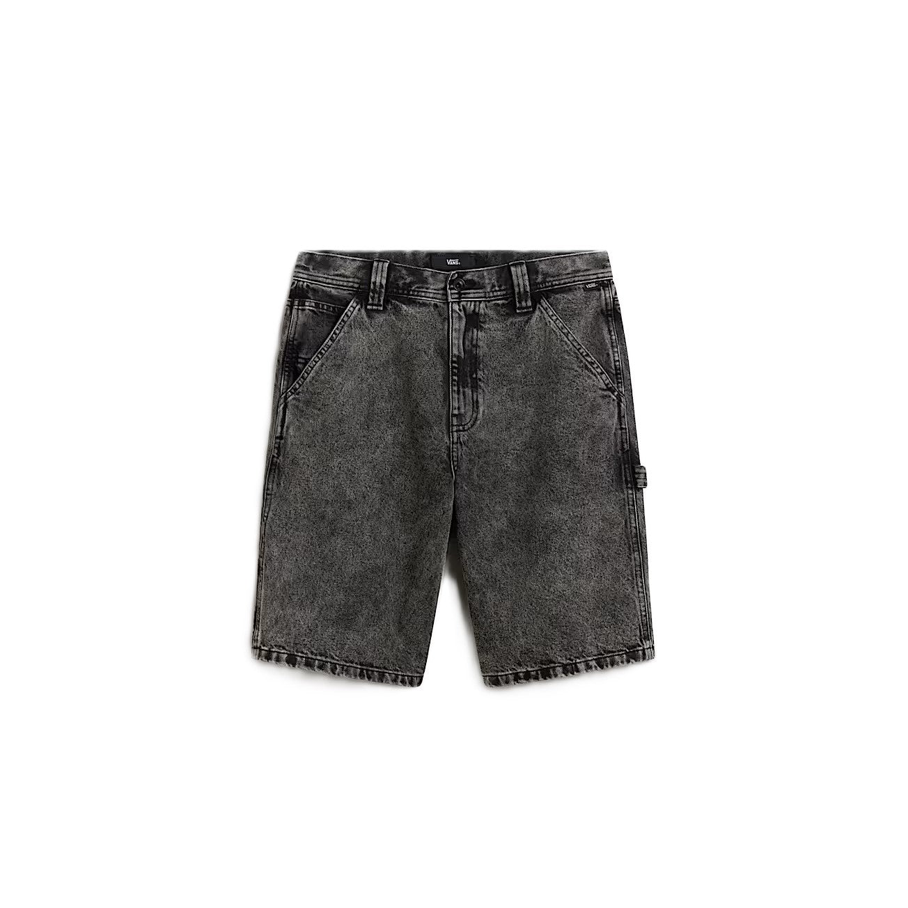Short Vans Drill Chore Loose Stonewash Black