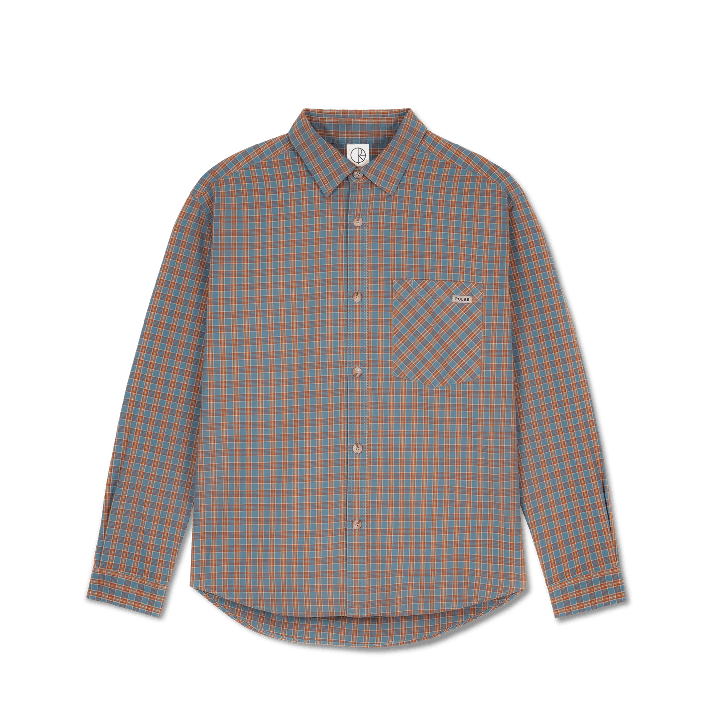 Chemise Polar Mitchell Ls Blue Rust